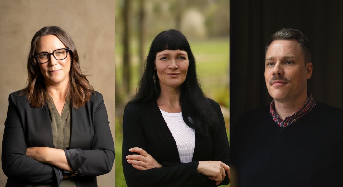 Marie Brynolfsson, Jenny Broman och Daniel Bernmar