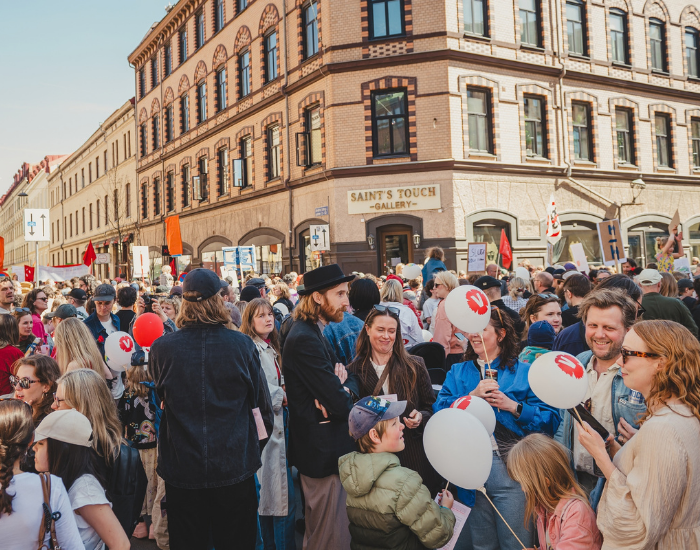 1 maj 2026 på Andra Långgatan