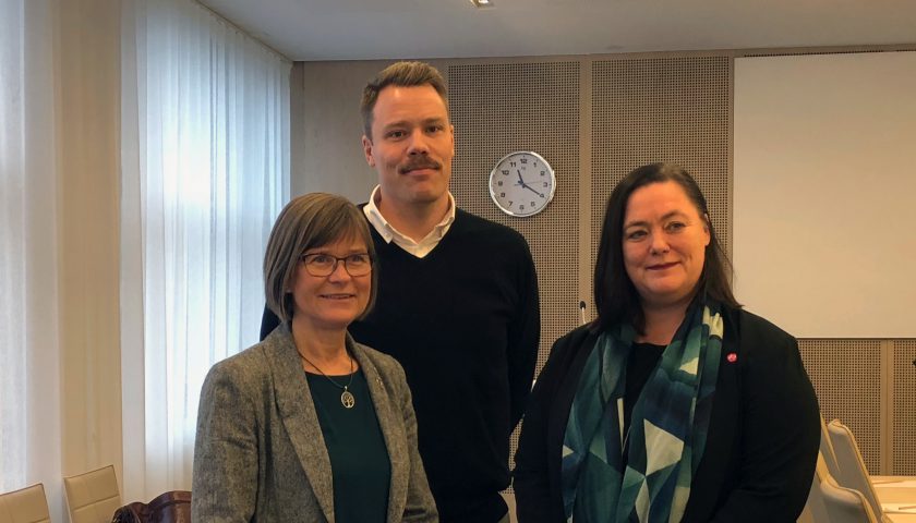 Daniel Bernmar, Karin Pleijel och Stina Svensson