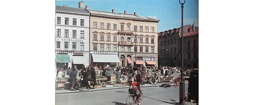 Bild på Grönsakstorget i Göteborg