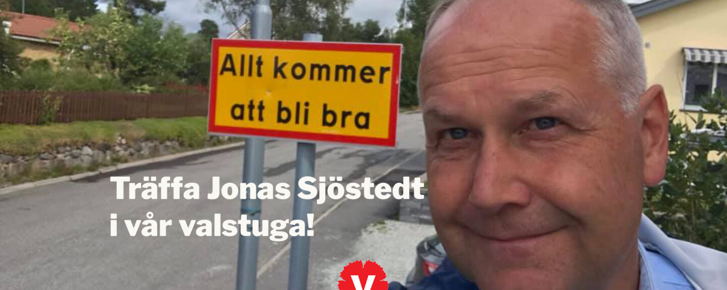Träffa Jonas Sjöstedt i vår valstuga!