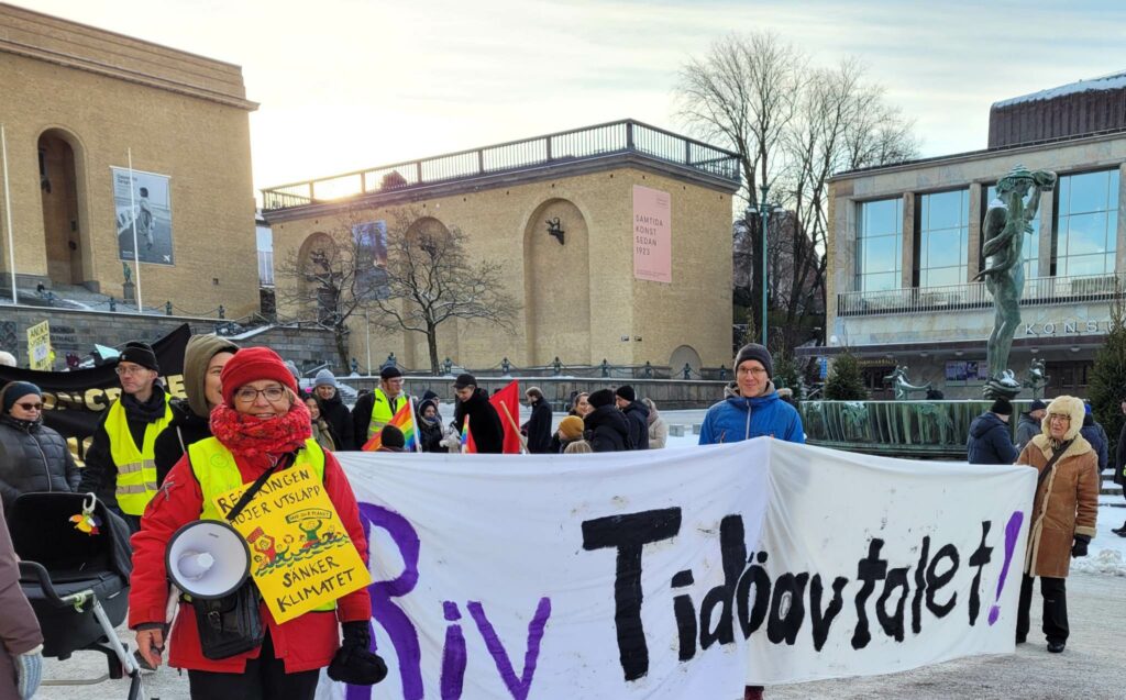 Riv tidöavtalet demonstration i Göteborg