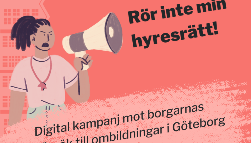 Digital kampanj mot borgarnas försök till ombildningar i Göteborg