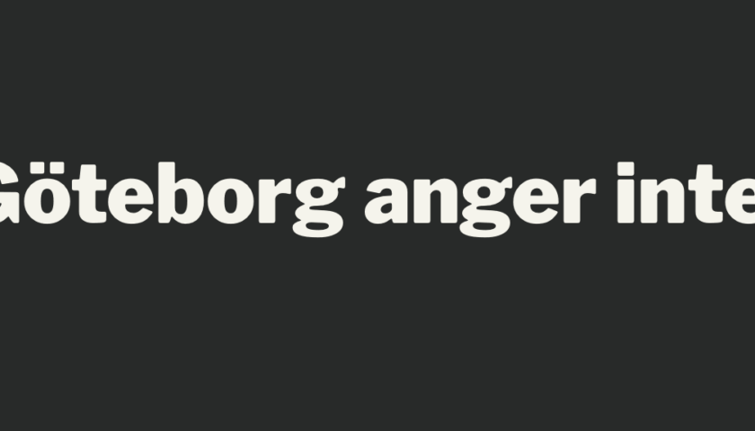 Göteborg anger inte