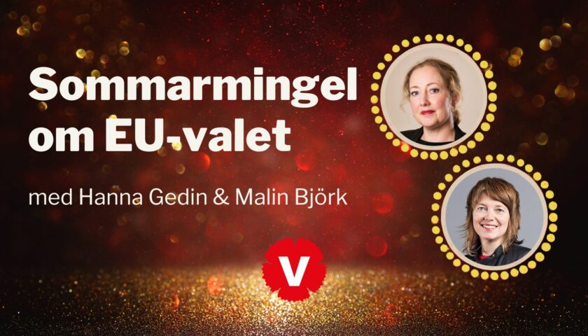 Hanna Gedin och Malin Björk om EU-valet 2024